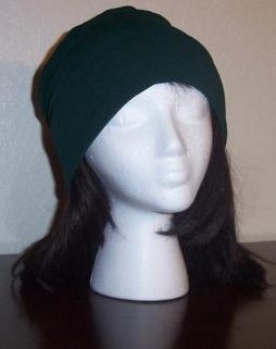 green hat over sheitel